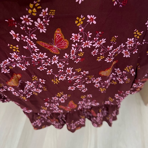 Madewell Size 4 Size Small Butterly Flutter Top - Picture 5 of 7